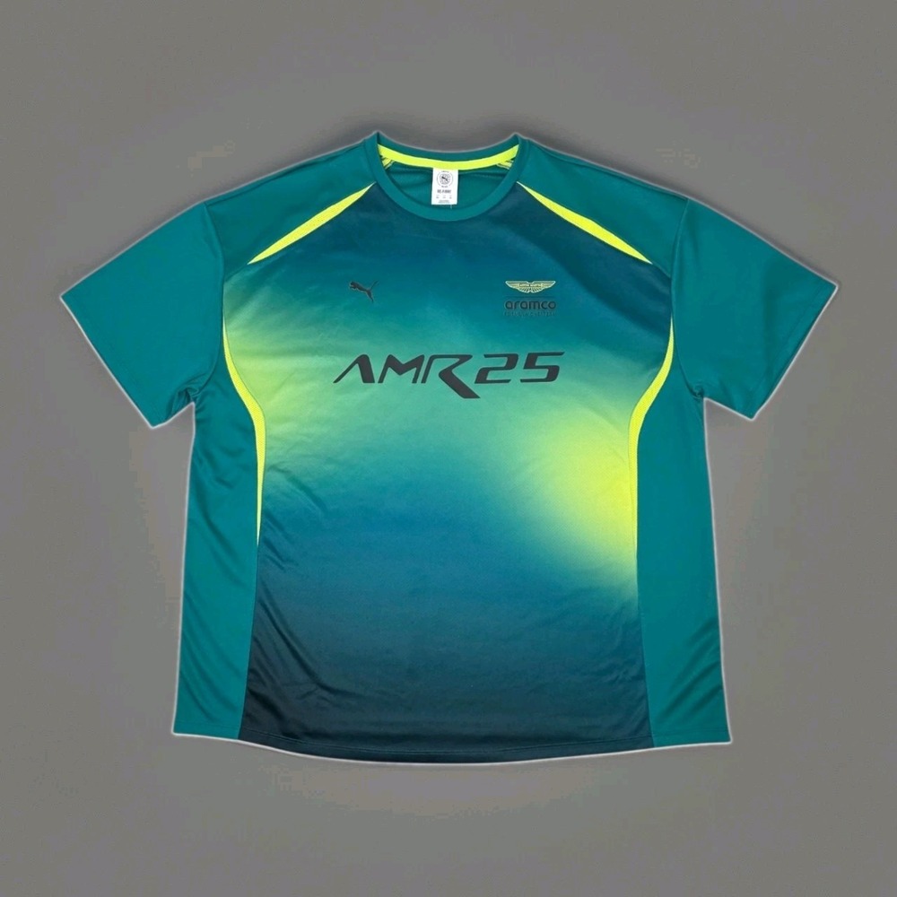 Puma Aston Martin Aramco F1 AMR25 Team Shirt Mens XXL Formula 1 NWT
